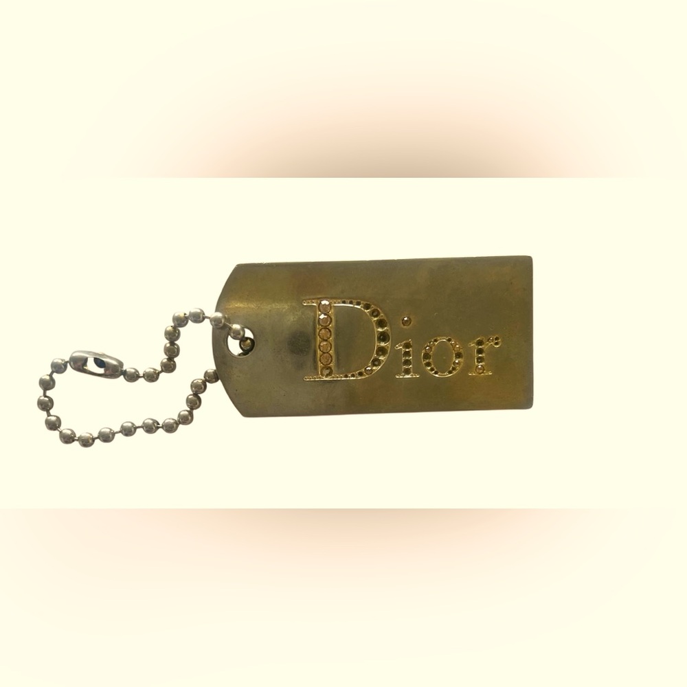 Dior Sparkling Gold and Silver Lipstick Duo Keychain